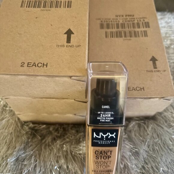 2 For ! !TWO for $15! CAMEL Can't Stop Won't Stop Full Coverage Matte Foundation - Picture 1 of 5